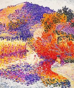 River In Saint Clair By Henri Edmond Cross Diamond Painting