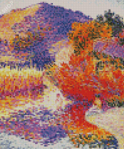 River In Saint Clair By Henri Edmond Cross Diamond Painting