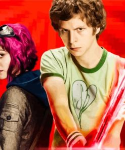 Scott Pilgrim Couple Characters By Diamond Painting