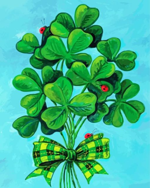 Shamrock Bouquet Diamond Painting