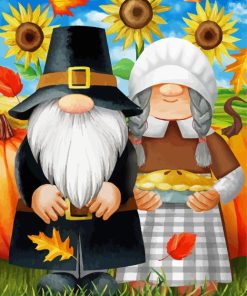 Thanksgiving Gnomes Diamond Painting