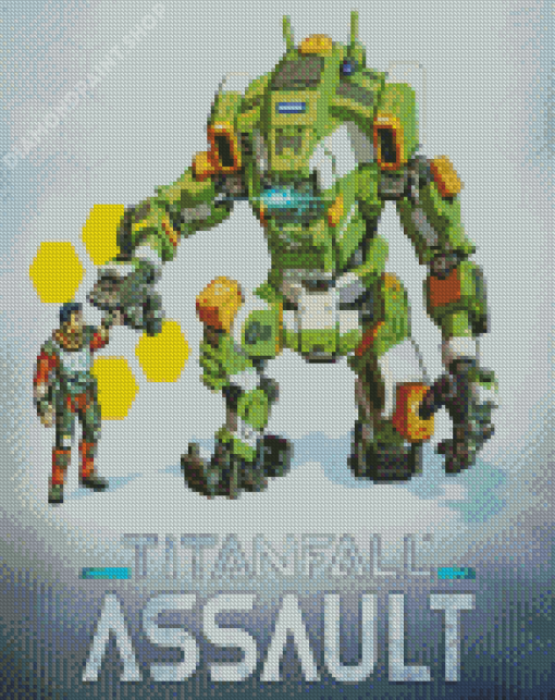 Titanfall Assault Poster Diamond Painting