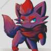 Zorua Species Art Diamond Painting