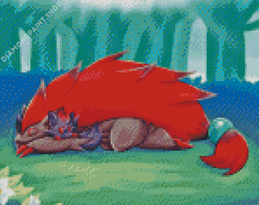 Zorua And Zoroark Sleeping Diamond Painting