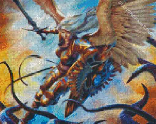 Aesthetic Angel Of War Diamond Painting