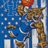 Aesthetic Kentucky Wildcats Men's Basketball Logo Diamond Painting