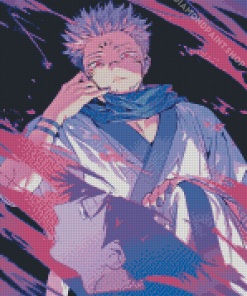 Aesthetic Ryomen Sukuna Diamond Painting