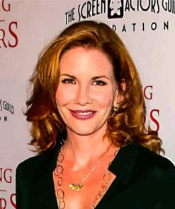 Actress Melissa Gilbert Smiling With Diamond Painting