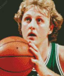 Basketball Player Larry Bird Diamond Painting