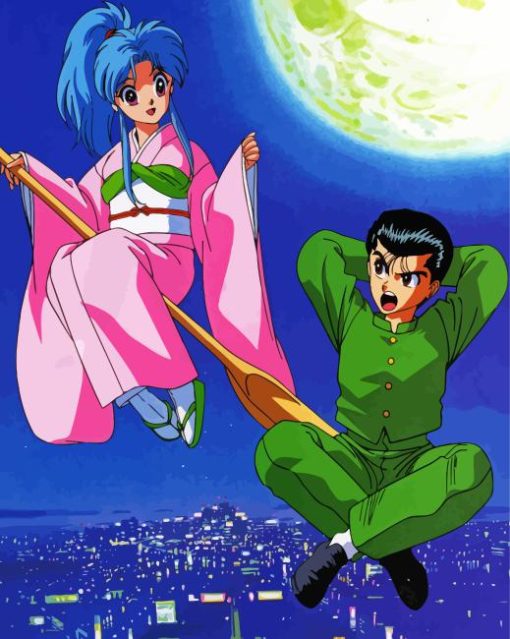 Botan And Yusuke Urameshi Diamond Painting