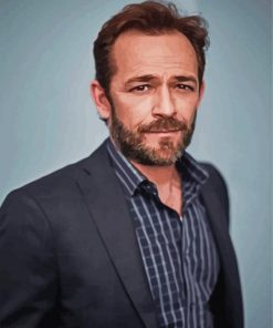 Classy Luke Perry Diamond Painting