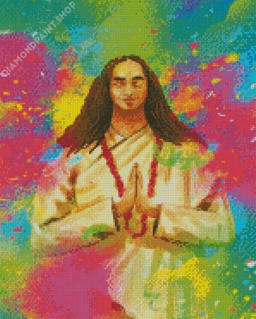 Colorful Yogananda Diamond Painting