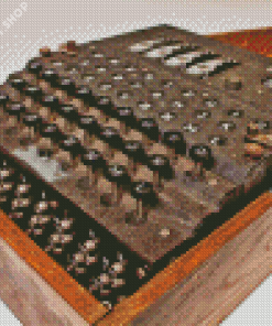 Enigma Vintage Machine Diamond Painting