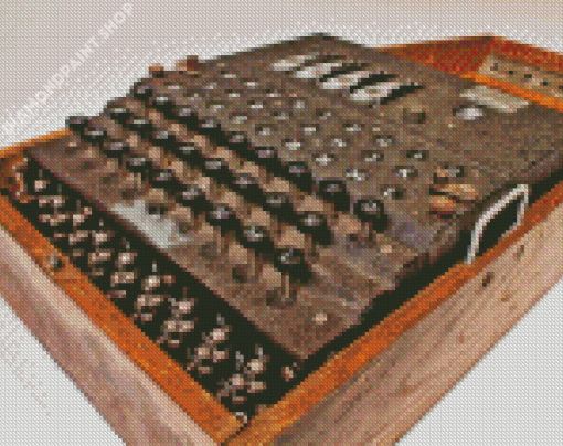 Enigma Vintage Machine Diamond Painting