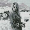 Monochrome Bridget Bardot Diamond Painting