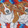 Mosaic Dogs Diamond Painting