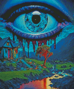 Sad Eye Diamond Painting