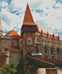 The Castle Of Hunedoara Diamond Painting