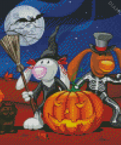 Bunny Halloween Diamond Painting