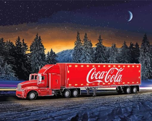 Cola Truck Diamond Painting