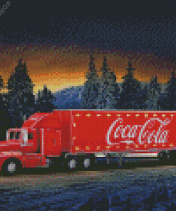 Cola Truck Diamond Painting