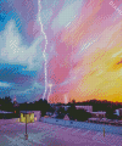 Lightning Sky Scapes Diamond Painting