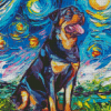 Rottweiler Art Diamond Painting