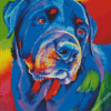 Cute Rottweiler Diamond Painting