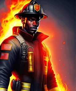 Firefighter Diamond Painting