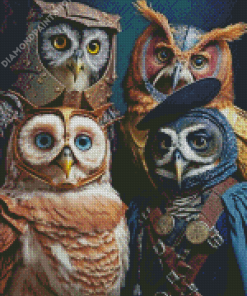 Owls Diamond Painting