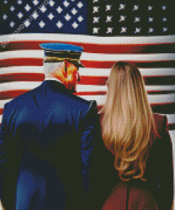 Patriotic Couple Diamond Painting