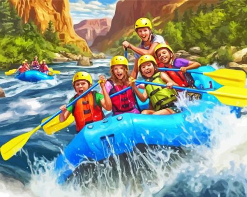 Rafting Adventure Diamond Painting