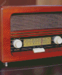 Vintage Radio Diamond Painting