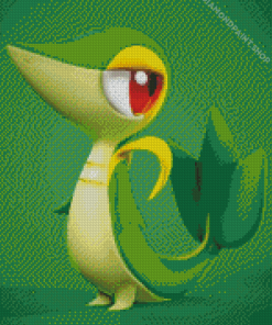 Snivy Pokemon Spice Diamond Painting