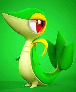 Snivy Pokemon Spice Diamond Painting