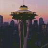 Washington Space Needle Tower Diamond Painting