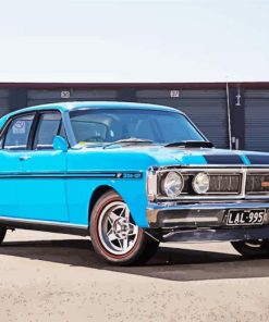 Blue Ford Falcon GTHO Diamond Painting