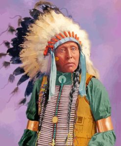 American Indian Chief Diamond Painting