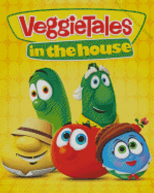 VeggieTales Poster Diamond Painting