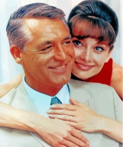 Cary Grant And Audrey Hepburn Diamond Painting