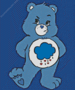 Grumpy Care Bear Diamond Painting