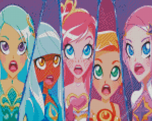 Lolirock Girls Poster Diamond Painting