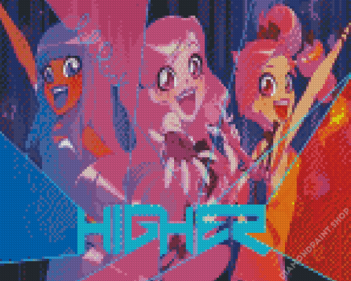 Lolirock Girls Poster Diamond Painting