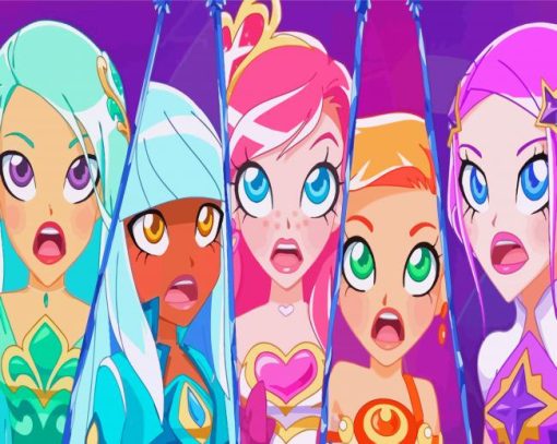 Lolirock Girls Poster Diamond Painting