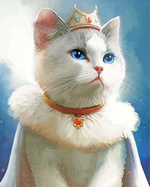 Queen Kitty Diamond Painting