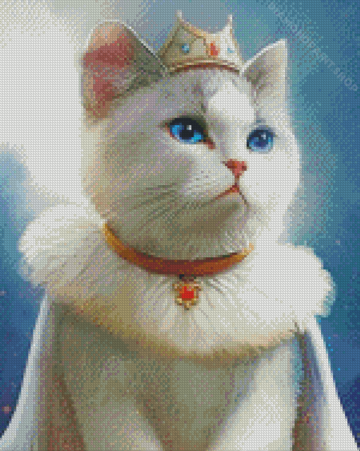 Queen Kitty Diamond Painting