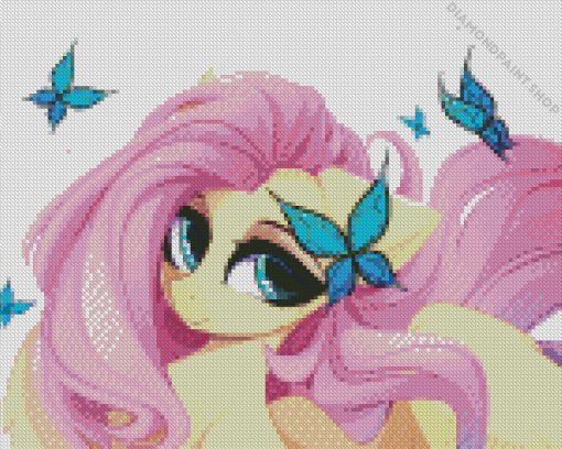 Cute Fluttershy Diamond Painting