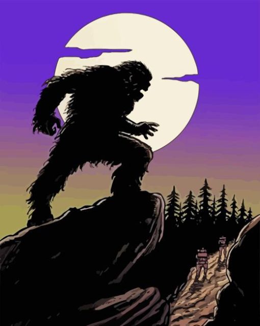 Sasquatch Bigfoot Diamond Painting