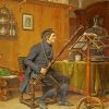 Man Playing Bassoon Diamond Painting