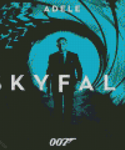 Skyfall Movie Poster Diamond Painting